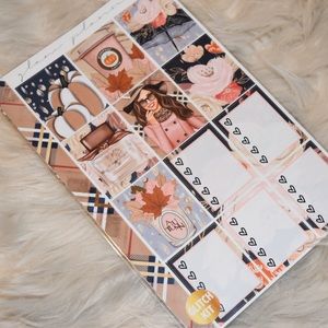 “Blushing Fall” Planner Sticker Kit